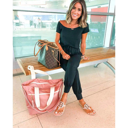 Plus Size Off-Shoulder Jumpsuit