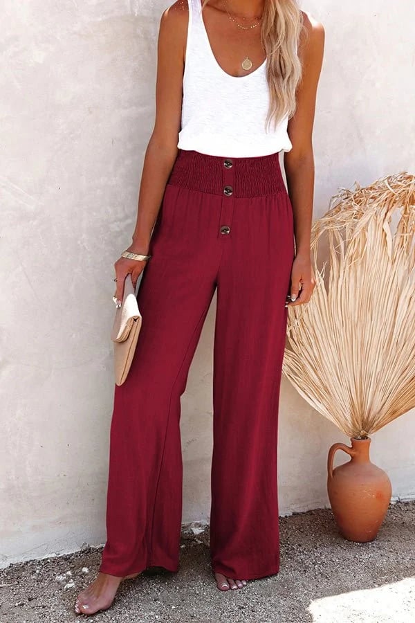 BREATHABLE HIGH-WAIST PANTS