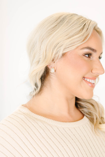 Golden Heirloom Earrings, Gold