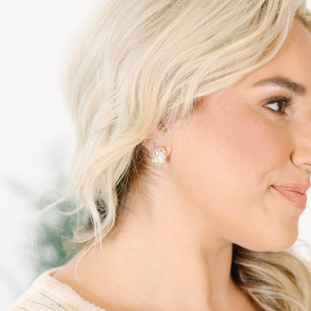 Golden Heirloom Earrings, Gold