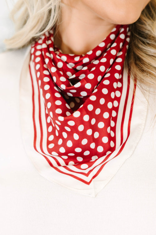 Sweet Serenade Scarf, Red