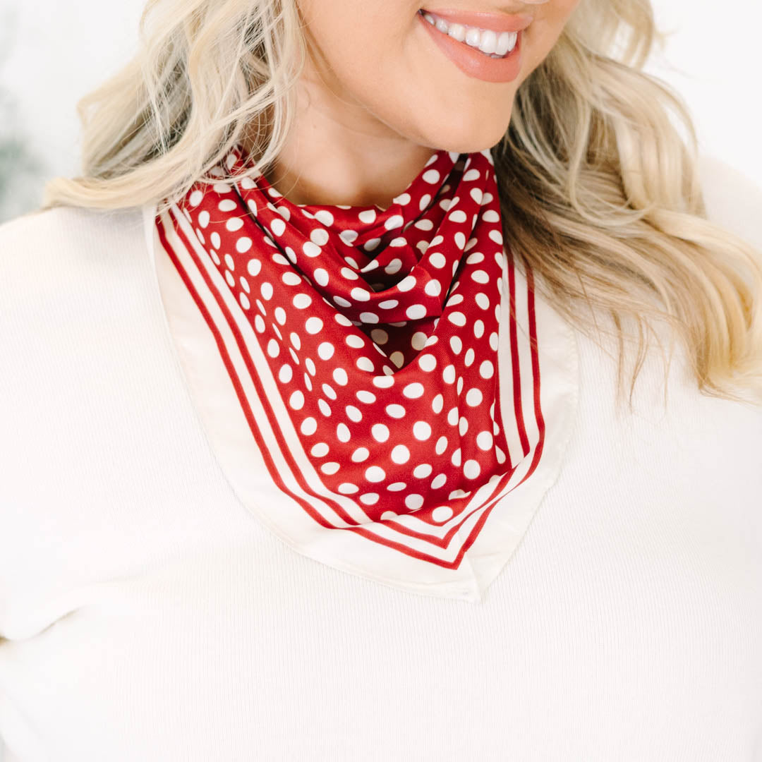 Sweet Serenade Scarf, Red