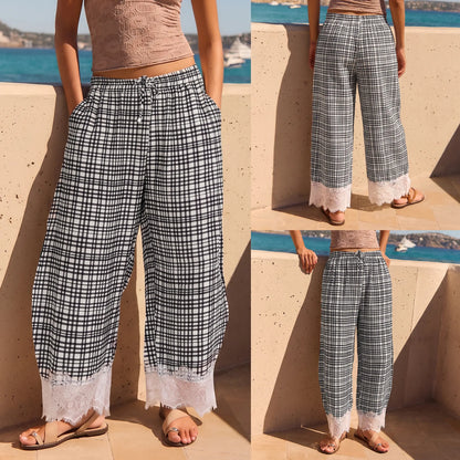 Polka Dot Wide Leg Palazzo Pants