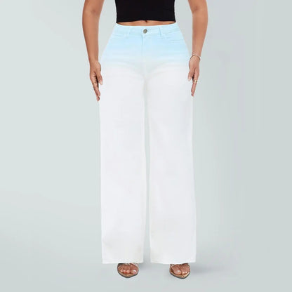 Stretchy Wide Leg Jeans for Women