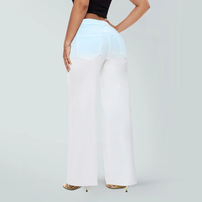 Stretchy Wide Leg Jeans for Women