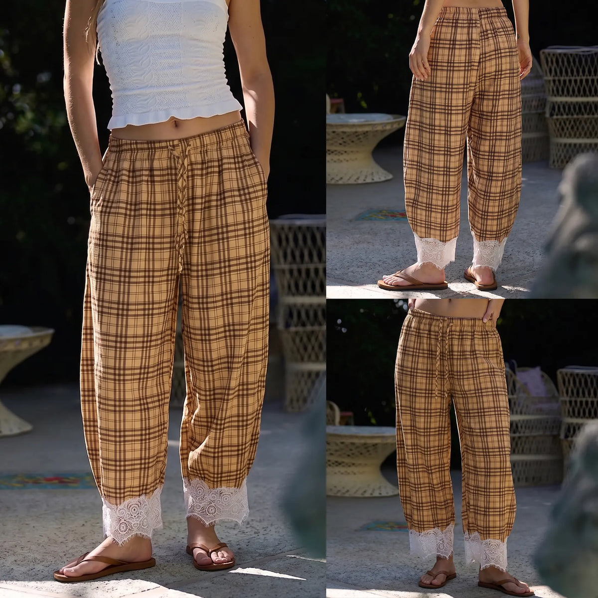 Polka Dot Wide Leg Palazzo Pants